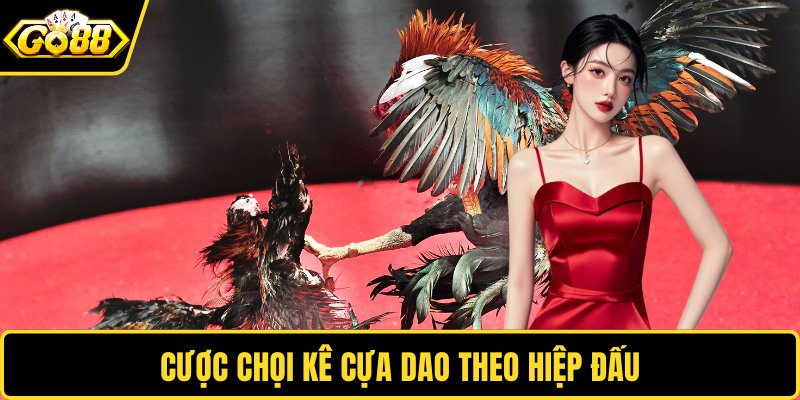 Cược chọi kê cựa dao theo hiệp đấu